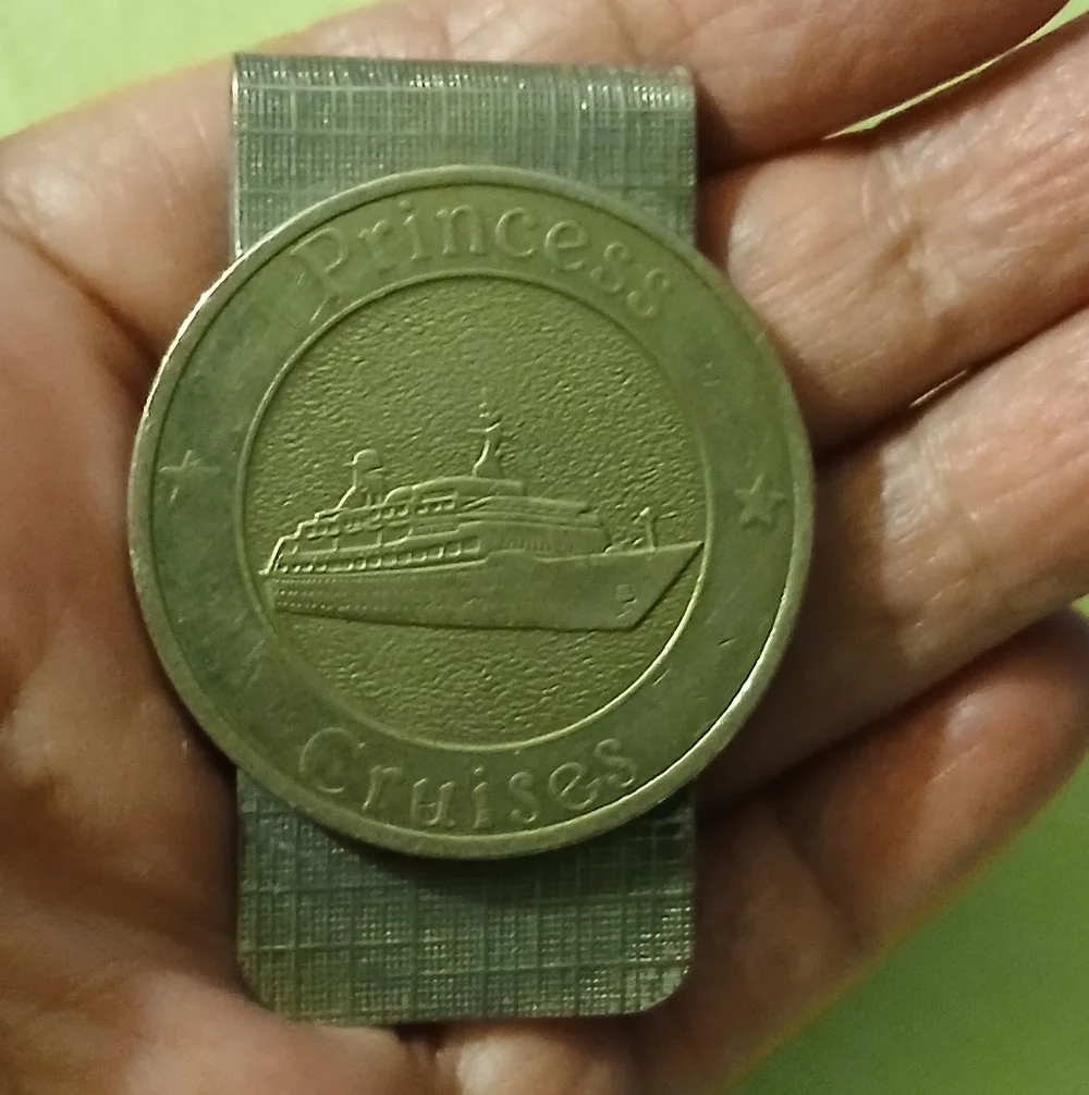 Vintage money clip Princess Cruises